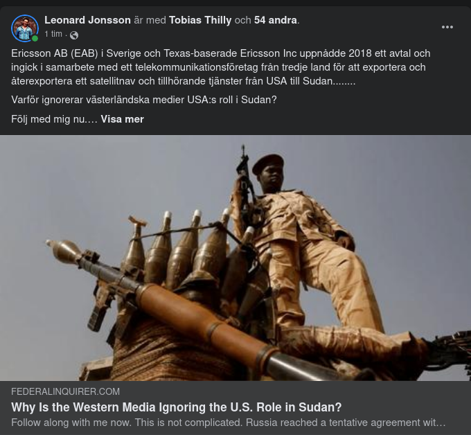 Medialt Negligerat USA I Sudan