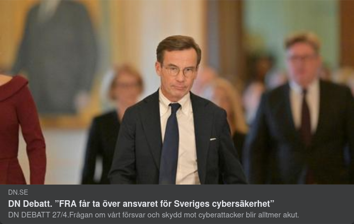 FRA Ensamt Ansvarigt För Svensk Cybersäkerhet