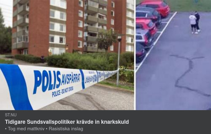 Knarkskuldsinkrävande Sundsvallspolitiker