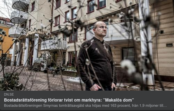 Markhyrestvistförlorande Bostadsrättsförening