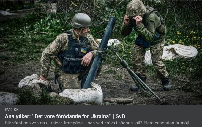 Ukrainskt Förödande I SvD