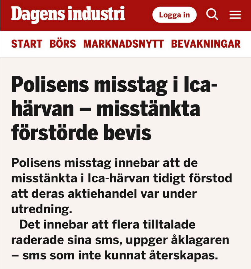 Polismisstag I ICA-Härvan &  Återskapandesomöjliga SMS