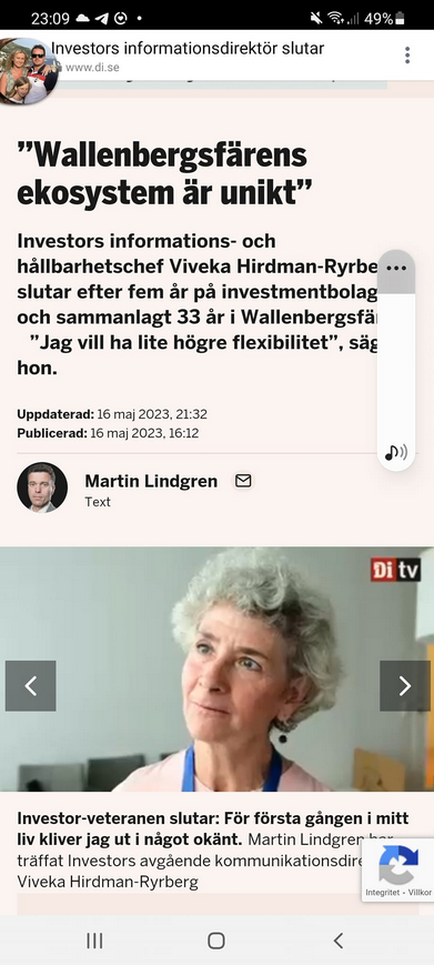 Slutar I Wallenbergs Unika Ekosystem