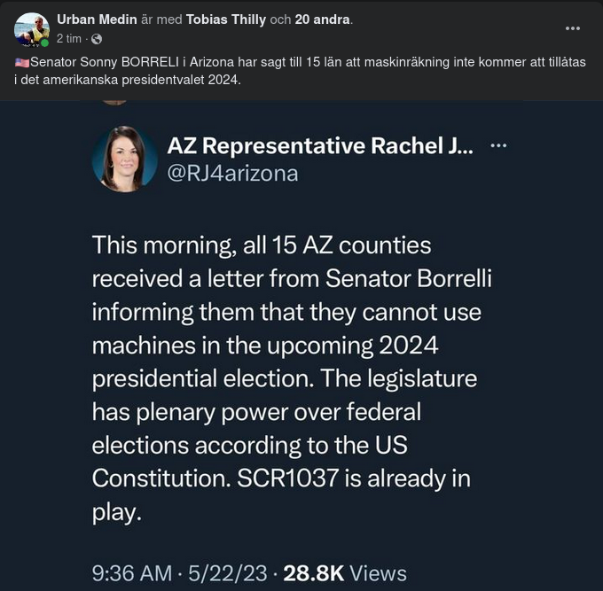 Inga Röstmaskiner I Arizona 2024