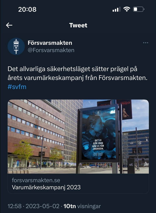 Svensk Militär Idag Som Imorgon