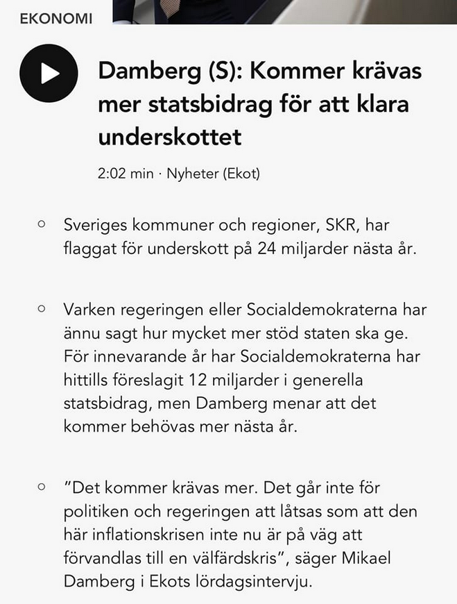 Skuldmättnadsproblemlösande Damberg