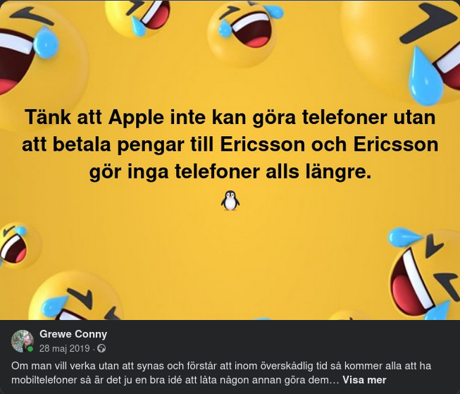 Ericsson Utan Telefontillverkning