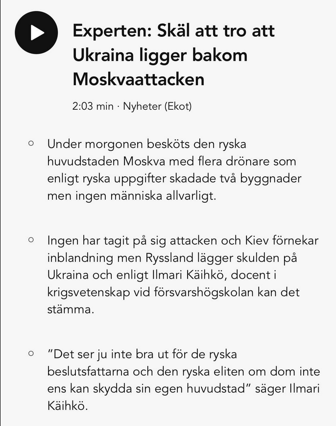 Moskva Drönarbeskjutet