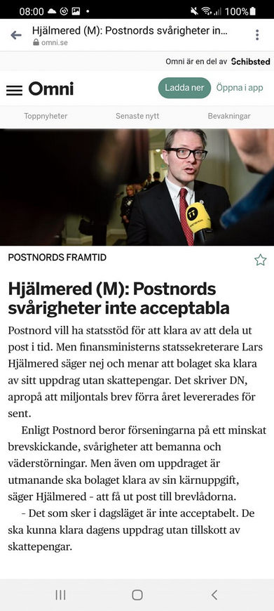Postnords Primära Funktion