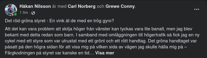 Röd-Grönt Styre & Rumsuppfattning