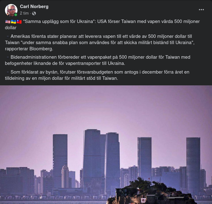 Amerikansk Taiwanbeväpning