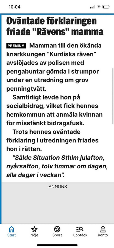 Oväntad Förklaring Friar Rävmamma