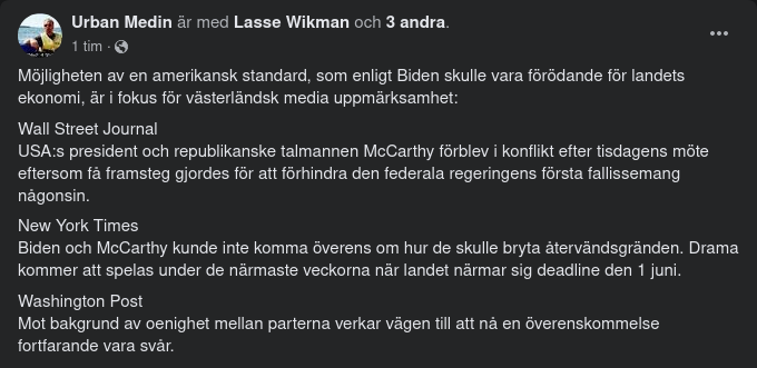 Presidenten, Talmannen & Skuldtaket