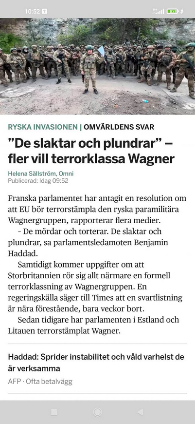Terrorklassning För Vidare Ledning