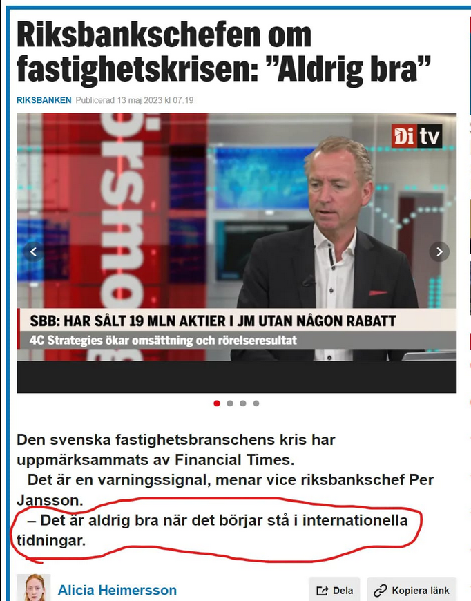 Aldrig Bra I Internationell Media