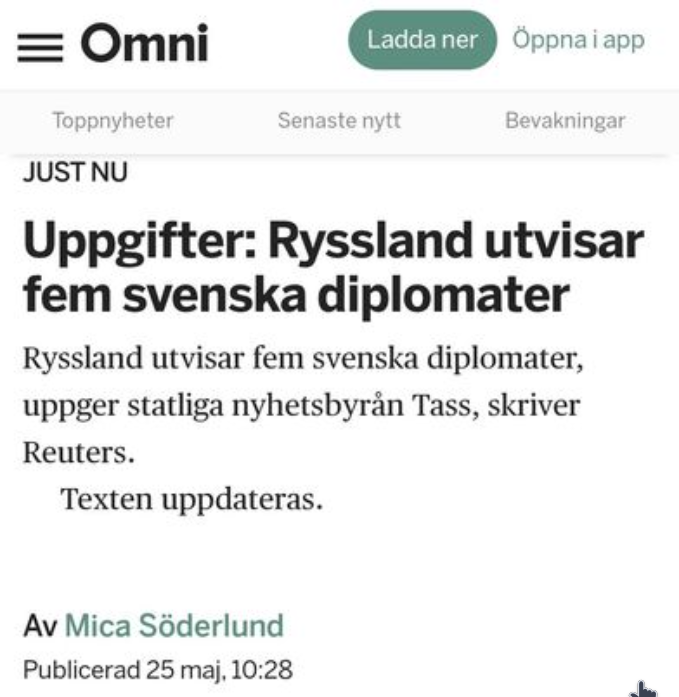Utvisade svenska diplomater