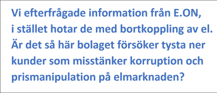 En vanlig morsas funderingar om elmarknaden