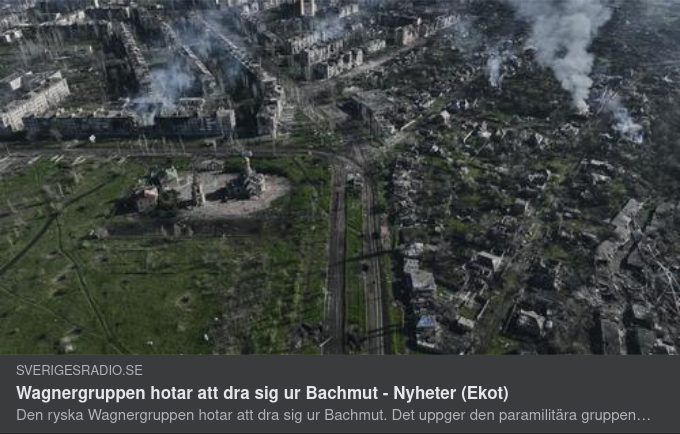 Wagner Hotar Med Bachmut-Tillbakadragande Dagen Innan 11 Maj