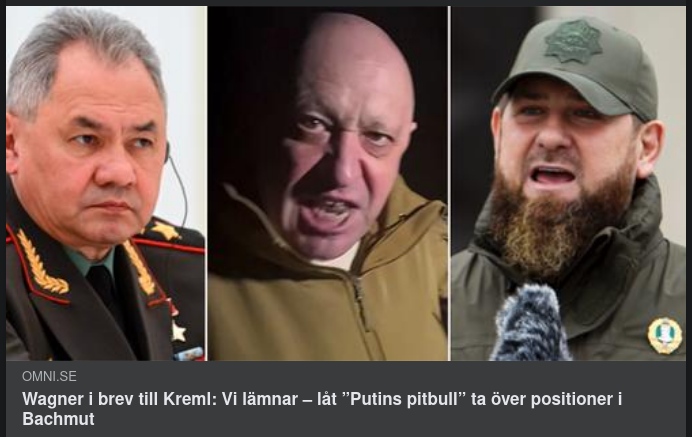 Från Wagner Till Kadyrov I Bachmut