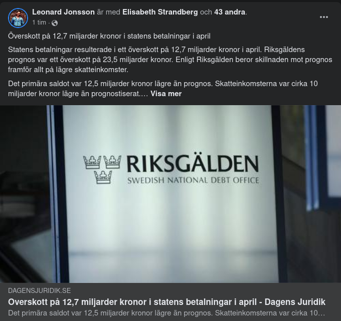 Sveriges Statsekonomi