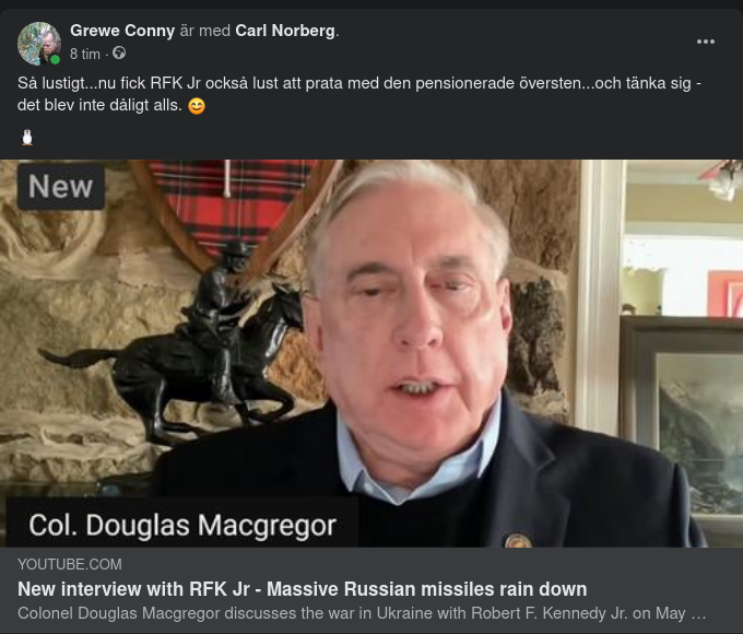 RFK Jr. & Col. Douglas Macgregor