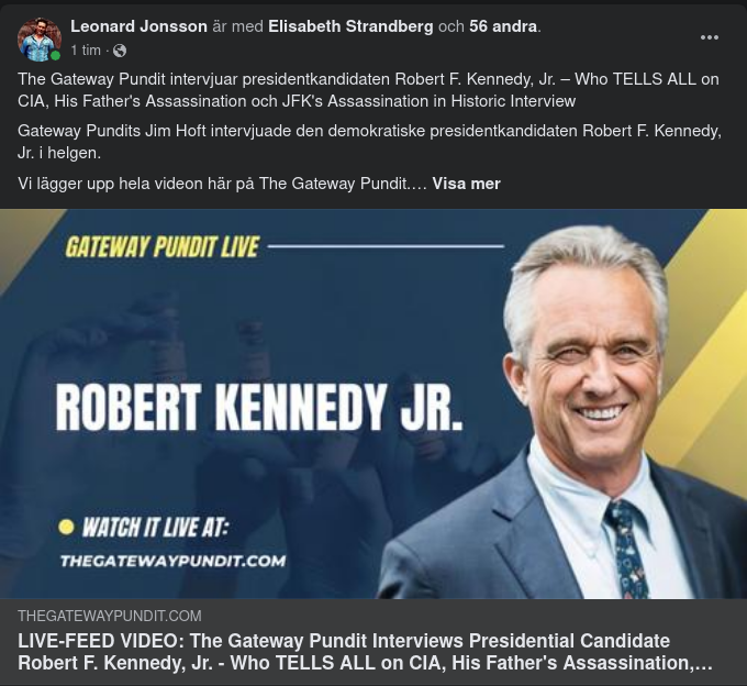 RFK Jr Intervjuad