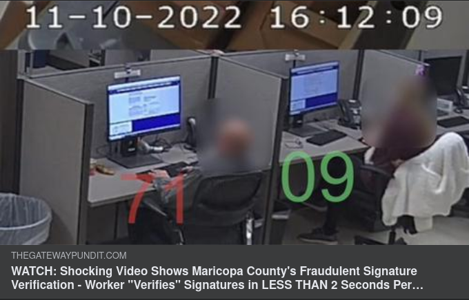 Signaturverifieringsvideo Från Maricopa County