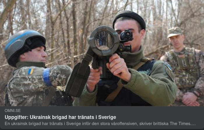 Ukrainsk Brigad Har Tränats I Sverige