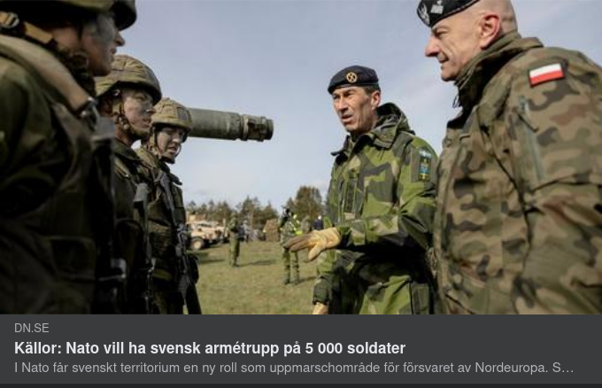 Nato Vill Ha Svenskt
