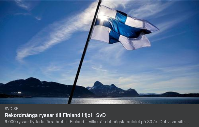 Rekordmånga Ryssar Till Finland