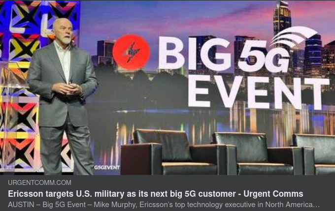 Amerikansk Militär, 5G & Ericsson