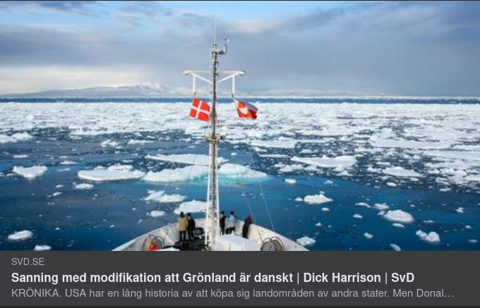 Dick & En Modifierad Grönlandshistoria I SvD