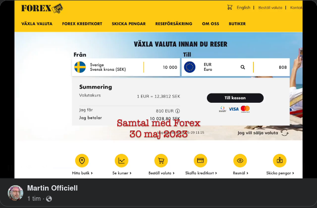 Svensk Valutaväxling..