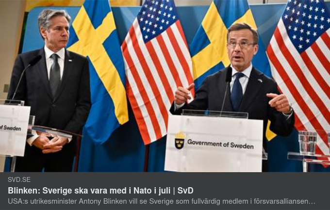 Inte Häpnadsväckande Men Rätt Så Komiskt Med Blinken I Sverige