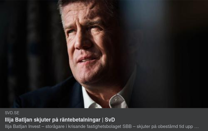 Räntebetalningsframskjutande Samhällsfastighetsägare Batjan