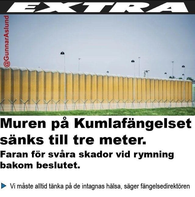 Rymningsskaderisksbedömning Ger Mursänkning På Kumla