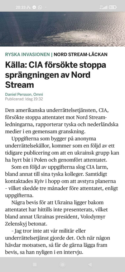Nord Stream Spel I Spelet