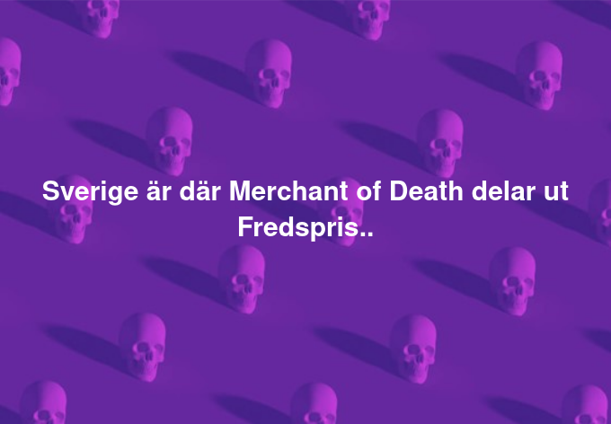 Dödens Köpmans Fredspris