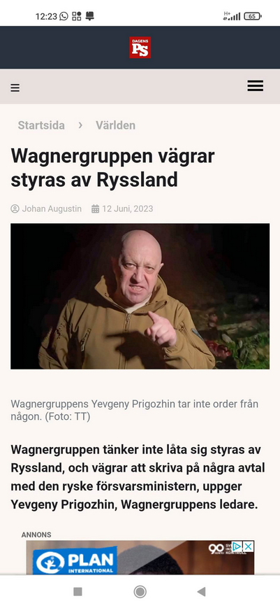 Vägrande Wagnergrupp