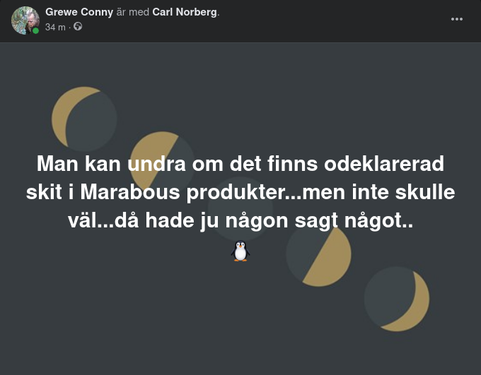 Odeklarerat Hos Marabou?..