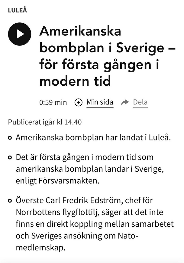 Planerat Bombplansbesök