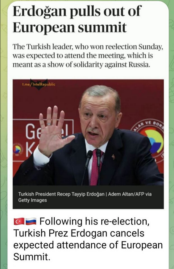 Ingen Erdoğan På Europa-Möte