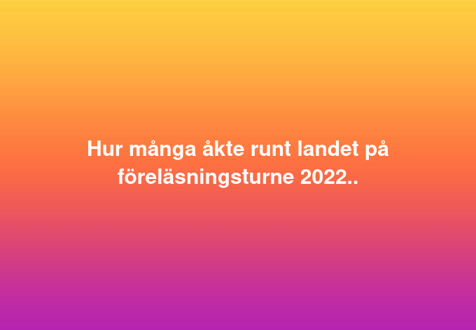 Hur Många?..