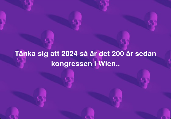 200 År Sedan Wien-Kongressen