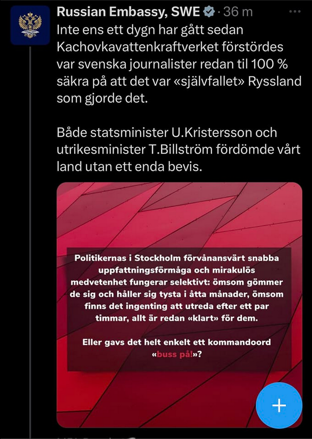 Rysk Observation Om Svenska Korruptiker &  Presstituerade
