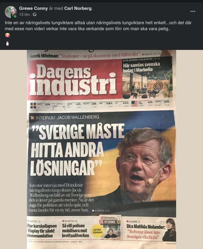 Näringslivets Tungviktare Inte Längre Lösningen