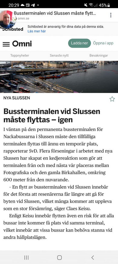 Slussenbussterminalsflytt Igen