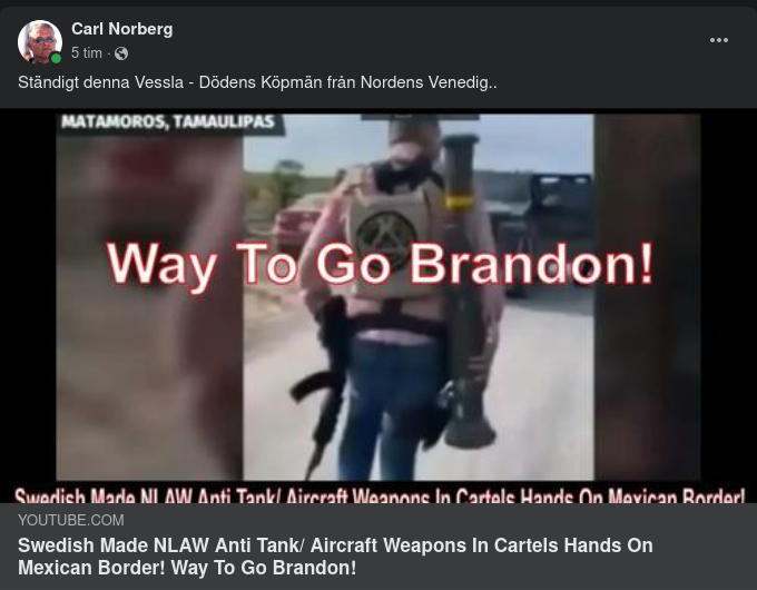 Svenska Vapen Vid Mexikanska Gränsen