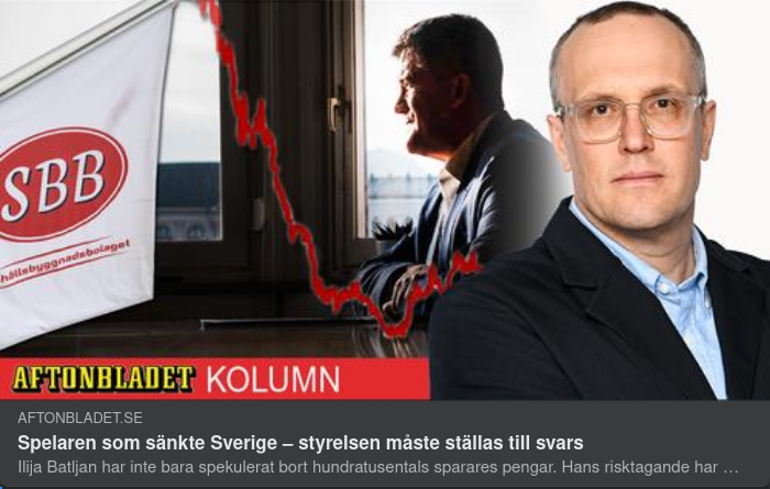 Om Sverigesänkande Illbatting I Aftonslasket