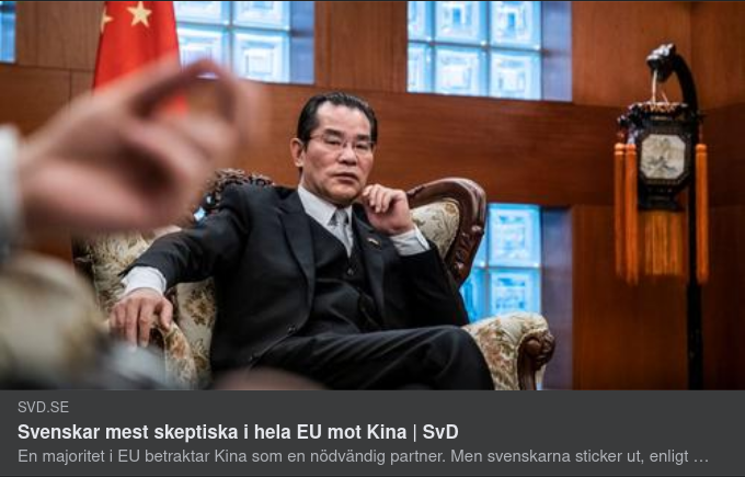 Kina-Skeptiskt Sverige